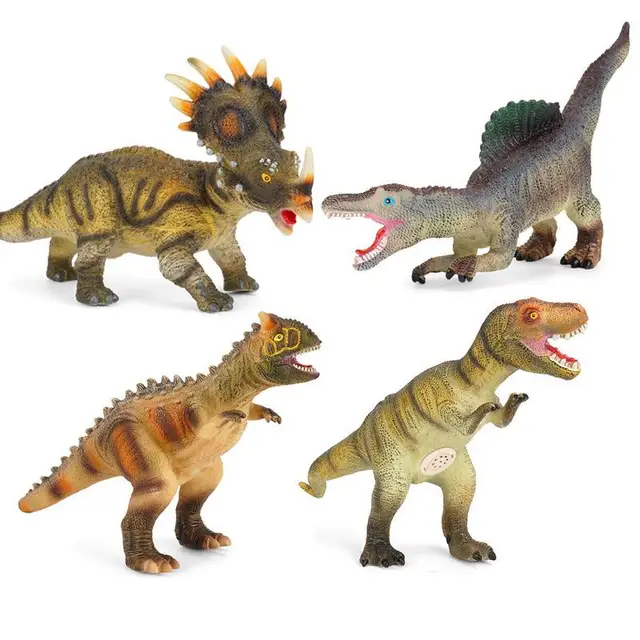 Simulation Soft Rubber Tyrannosaurus Rex Toy Model Children's Dinosaur Model Suitable For Children's Birthday Model T-rex Toys 2