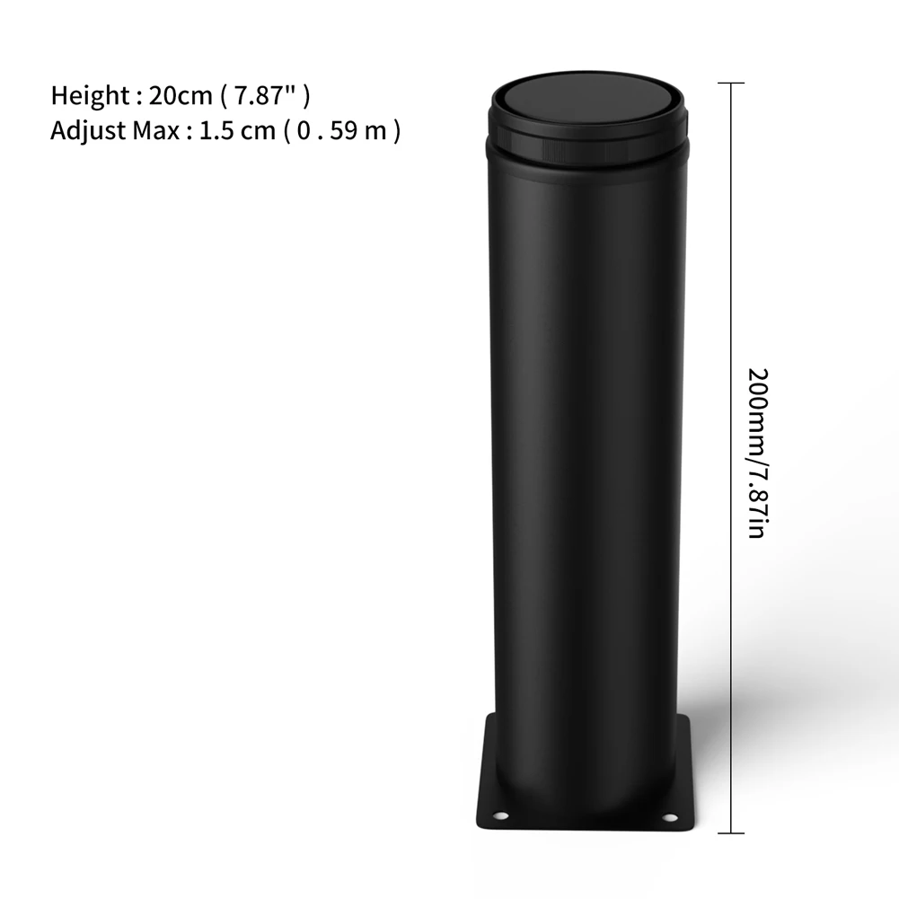 1pcs 5-30CM Furniture Adjustable Cabinet Legs Stainless Steel Table Sofa Metal Foot With Screws Home Improvement Hardware