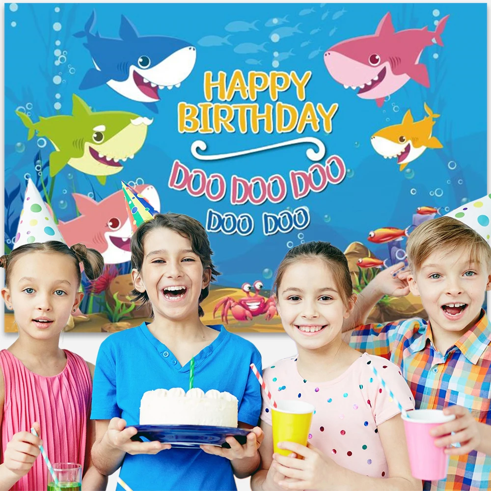 Baby Shark Birthday Party Decorations  Baby Shark Birthday Party Decor -  181pcs - Aliexpress