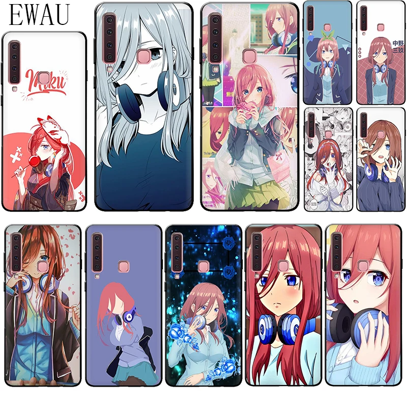 

EWAU Nakano miku Gotoubun no Hanayome Silicone phone case for Samsung A5 A6 plus A7 A8 A9 A10s 20s 30s 40s 50s 60 70 J6