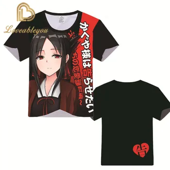 

Kaguya-sama Love Is War T Shirt 3d Print Tee Anime Tops Summer Women and Men Tshirt Harajuku Tee Shirts Tops