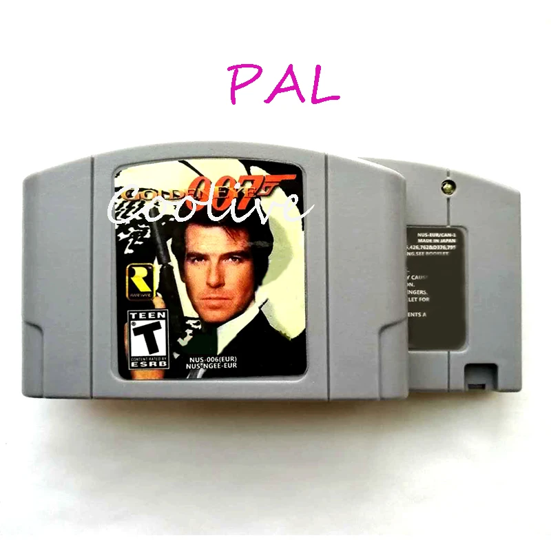 Высокое качество Goldeneye 007 аксессуары карты памяти для 64 бит EUR PAL видео игровой