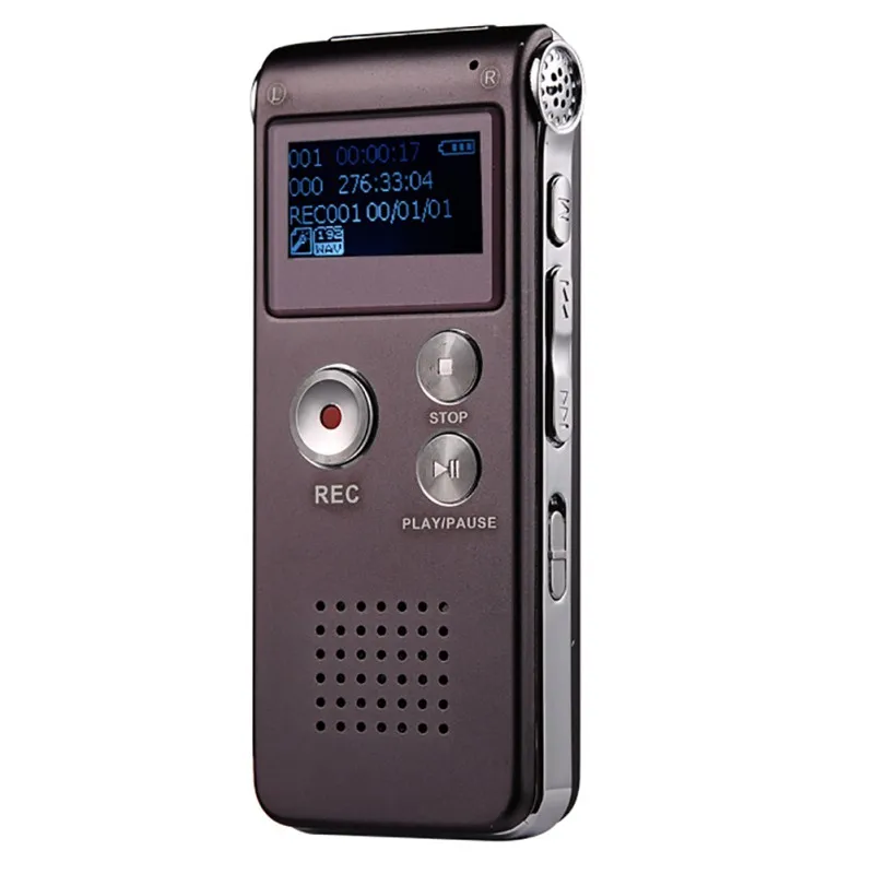 8 ГБ диктофон USB диктофон цифровой Аудио Диктофон с WMA/WAV/MP3/OGG Встроенный микрофон для дропшиппинг - Цвет: Красный