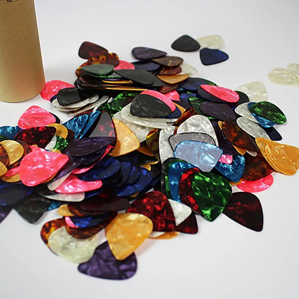 10pcs Guitar Pick Colorful Long Life Love Heart Universe Planet Guitar Plectrum guitar accessories