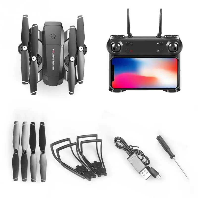 

S6 Foldable RC Drone With 2/5MP HD Camera Drones Wifi FPV Optical Flow Positioning RC Quadrocopter Helicopter