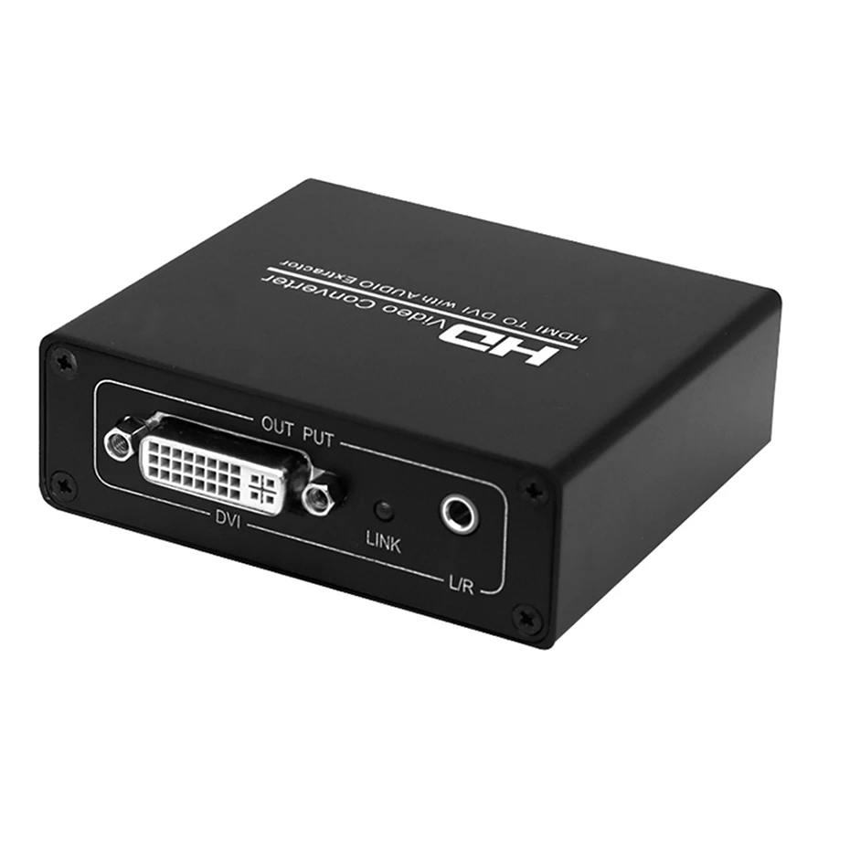 Активный преобразователь Аудио и видео HDMI DVI для PS4 ПК ноутбука к дисплею с