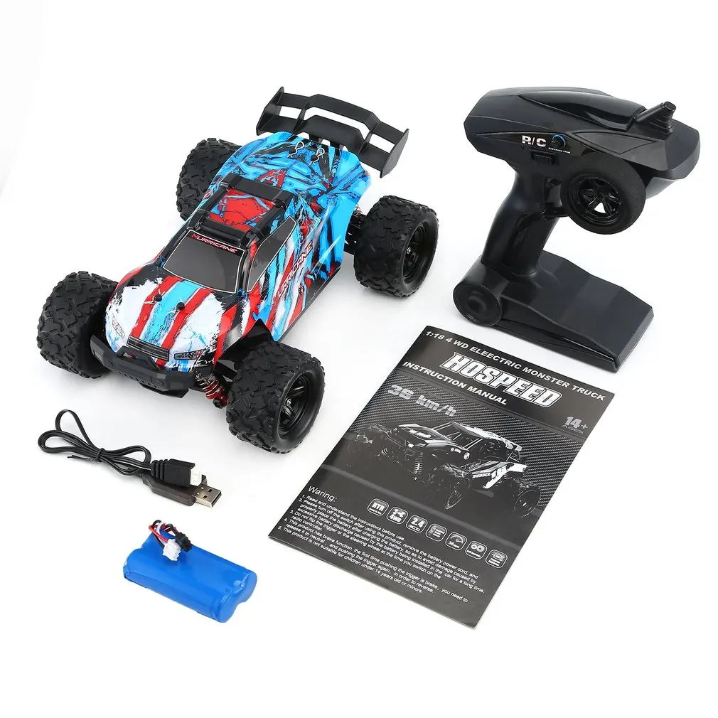 1/18 RC Автомобиль 2,4G Monster Truck автомобиль 36 км/ч пульт дистанционного управления игрушки управления Лер модель внедорожника грузовик Радиоуправляемая машина игрушка