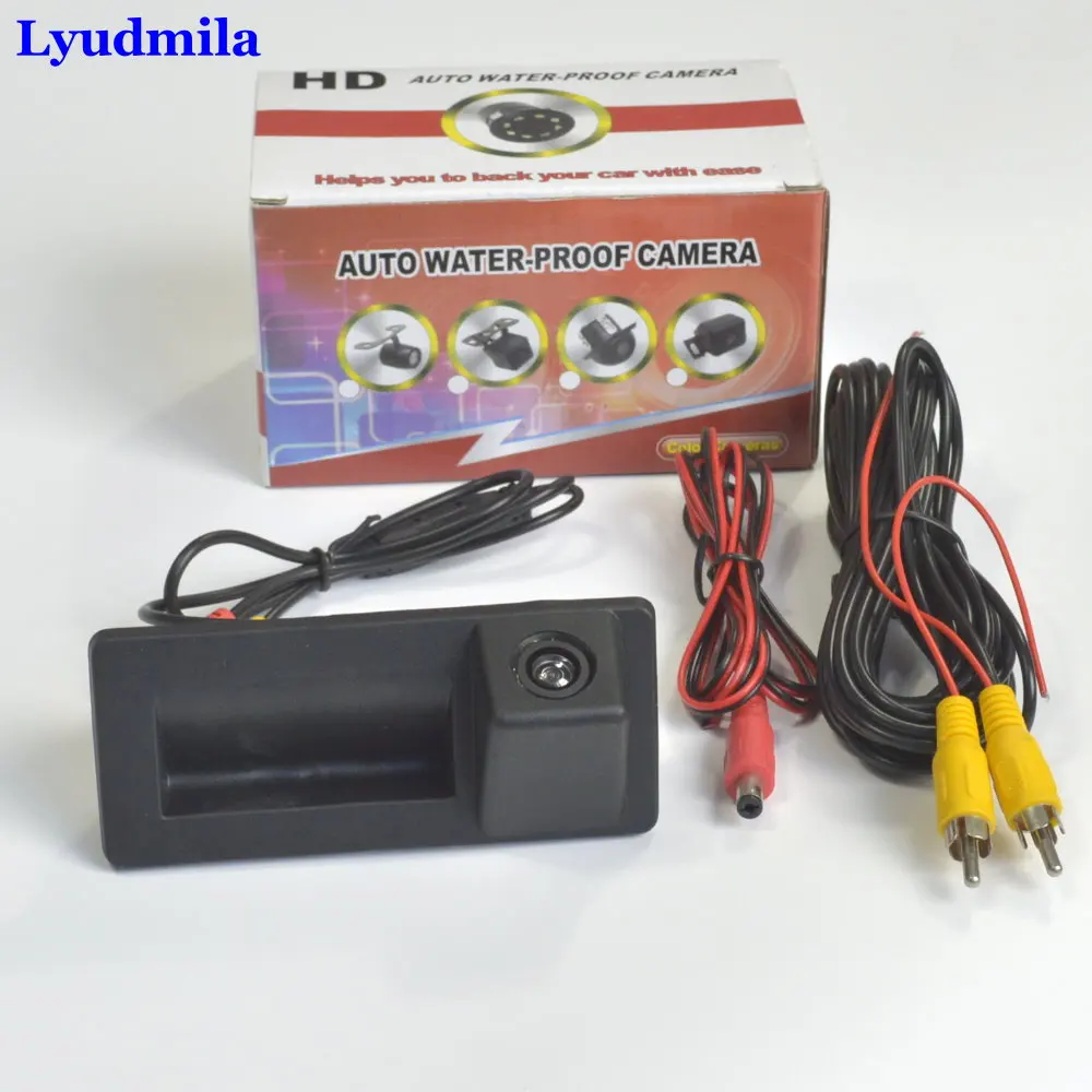 

Lyudmila FOR Audi A4 A4L S4 RS4 B9 8W 2015 2016 2017 Car Rear View Parking Camera RCA Original Factory Trunk Handle Camera