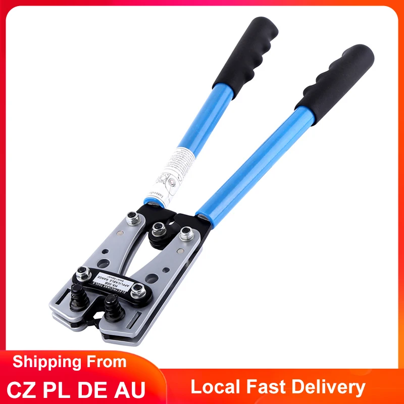 Crimping Plier 6 50mm AWG 22 10 Tube Terminal Crimper Multitool Battery Cable Lug Hex Crimp Tool Cable Terminal Plier Hand Tools|crimping tool|hex crimpercable lug crimping - AliExpress