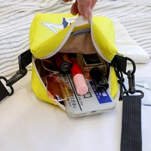 Стиль корейский стиль Харадзюку-Стиль напечатанный мультфильм через плечо сумка мягкая девушка повседневная сумка на плечо, для студентов маленький Ca