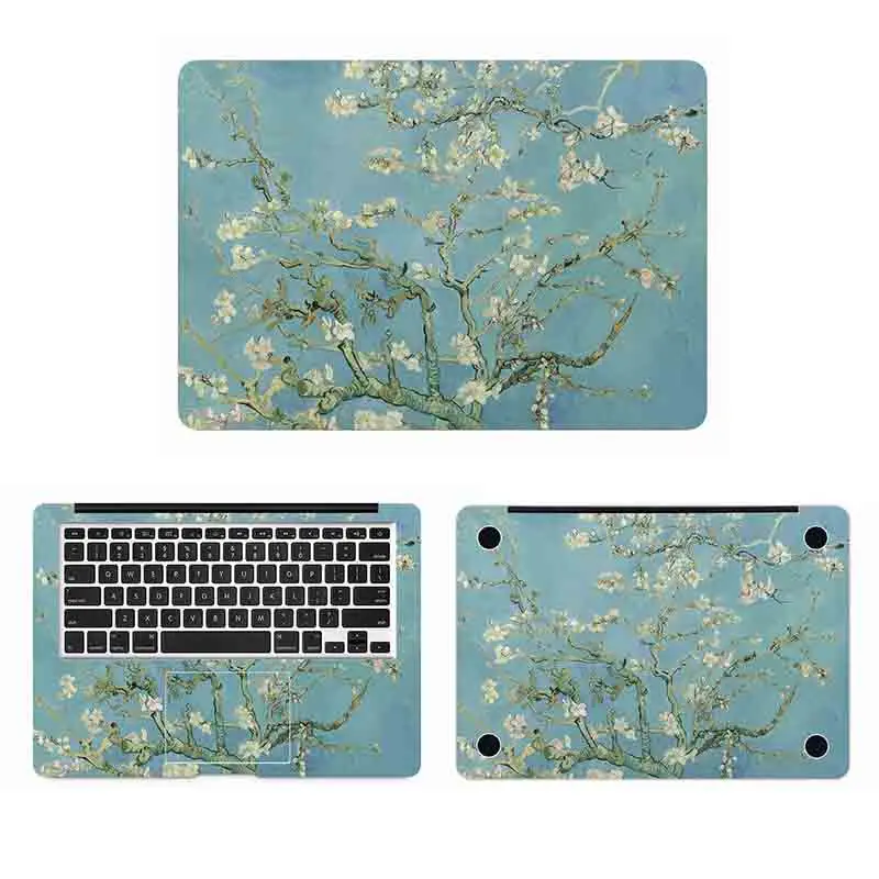 Миндальный Цветок Живопись Ван Гога наклейка для ноутбука Наклейка на MacBook Pro Air