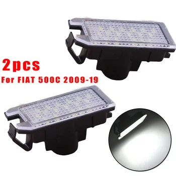 

1 Pair License Plate Light Car Rear Tail For Fiat 500 500C 4.5 x 2 x 2.1 cm