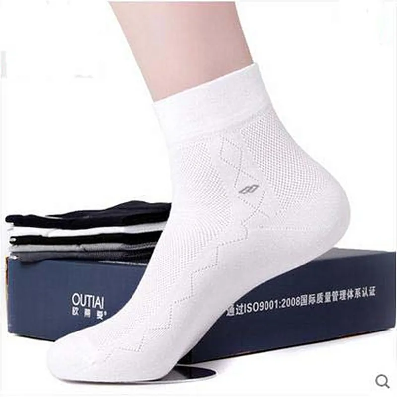 Summer Socks 100% Cotton Knee-high Mesh Ultra-thin Male Thin Sweat Absorbing Anti-odor Breathable For Man Two Size Comfortalbe - AliExpress