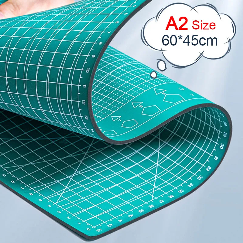 18''x24'' Large Self Healing Pvc Cutting Mat, Double Sided Gridded