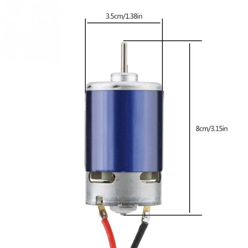 

Hot 3975 550 motor 21Turn 14V Fan Cooling Motor CNC machined metal shell for RC Remote Control Model Car for extreme moment of f