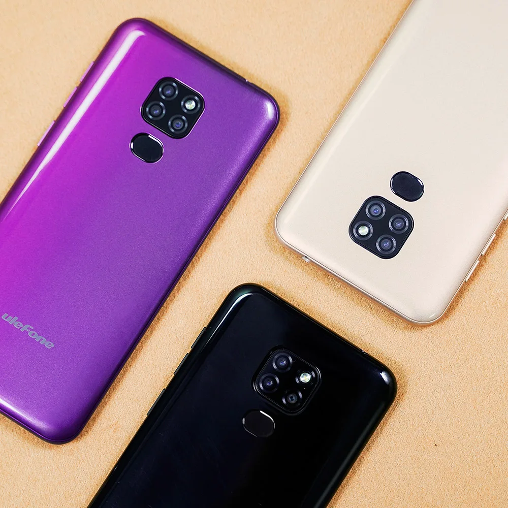 Смартфон Ulefone Note 7P 6 1 дюйма 3 + 32 ГБ Android 9 0 8 Мп тройная тыловая камера 3500 мАч сканер