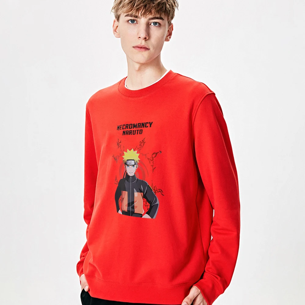 

Sweatshirt Japan Anime Naruto Uzumaki Cartoon Printing Sportswear Men Brand Korean Sweatshirts Mens Oversized Punk Hoody Men's