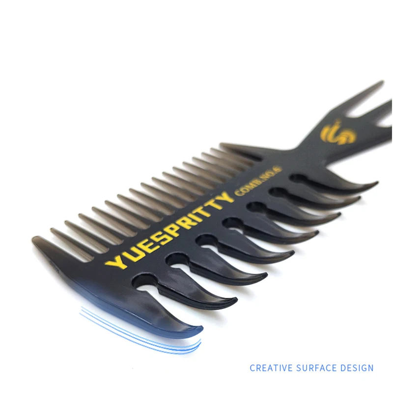 1pc Men's Oil Head Comb Back Wide Tooth Comb Hair Styling Styling Comb  Fluffy Comb High Texture Comb Productos De Barberia Combs AliExpress |  Fashion Retro Men Oil For Head Comb Male