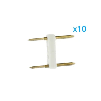 

LEDLUX CL2203013 10 pcs 2 Pin 13,5mm pitch for connection plug reel Led strip single color 220V with power supply between