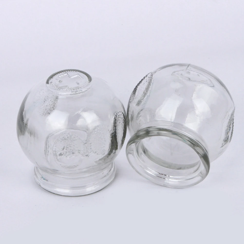 6PCS Glass Cupping Therapy Fire Cup Vacuum Cupping Therapy Device Cupping Cups Massage Fire Cupping 2