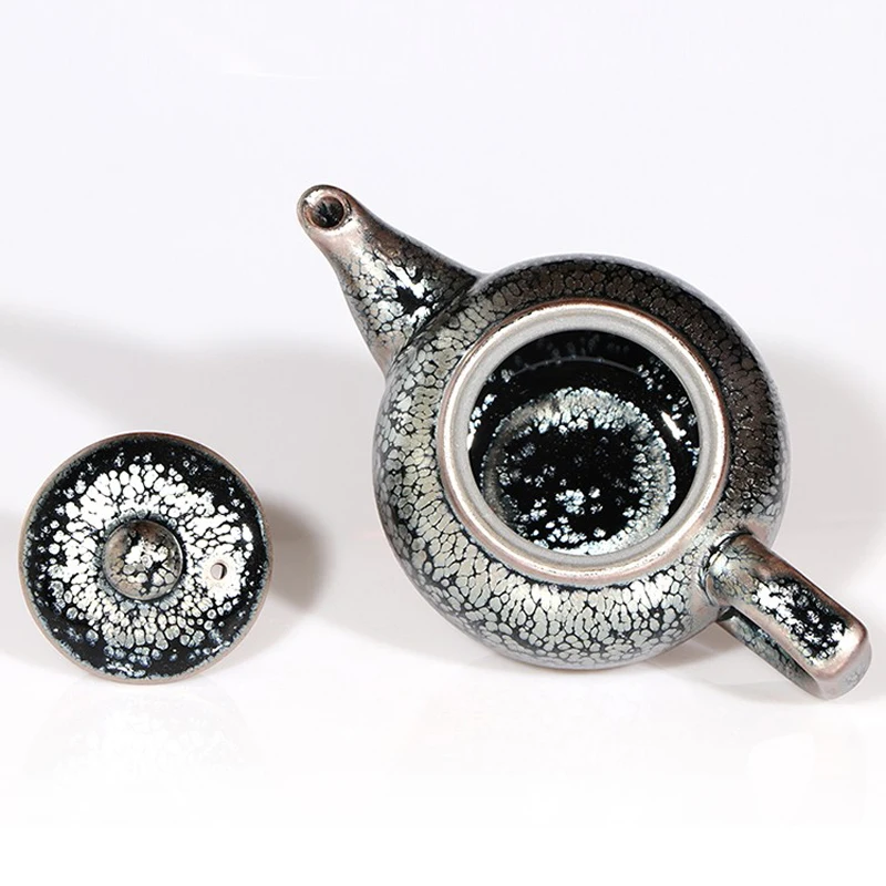 JZ136-teapot-tea-pot-filter-Tenmoku-teapot-beauties-handmade-porcelain-customized-gift-box-packed-authentic-JIANZHAN.jpg Jz136 Teáskanna Tea Edényszűrő Tenmoku Szépségek Kézzel Készített Porcelán Testreszabott Ajándékdoboz Csomagolt Hiteles/Jianzhan - Image 5