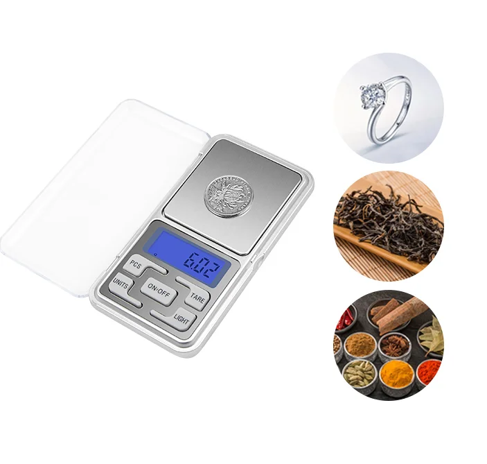 Electronic Balance Gram Digital Pocket Scale 500g 0.1g High Accuracy Backlight Electric Jewelry Weight For