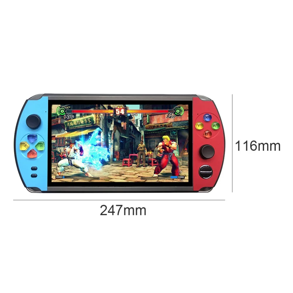 С 3000 игры X16 Ретро видео Игровая приставка 7in Цвет Экран 8/16GB игровой консоли, портативные игровые консоли видео игры для платформ Neogeo аркадная игра