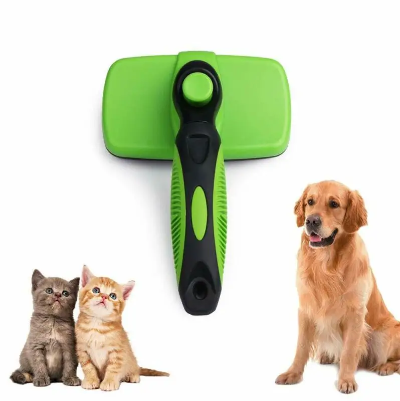 

1Pcs Dog Cat Hair Remover Combs Brush Grooming Tools Anti-slip Handle Pet Trimmer Combs Supply Furmins for Cat Dog Dropshipping
