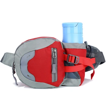 

Lightweight Breathable Soft Waist Bag Washable Sweatproof Outdoor Sports Adjustable Straps Wear Resistant Hiking Bottle Holder