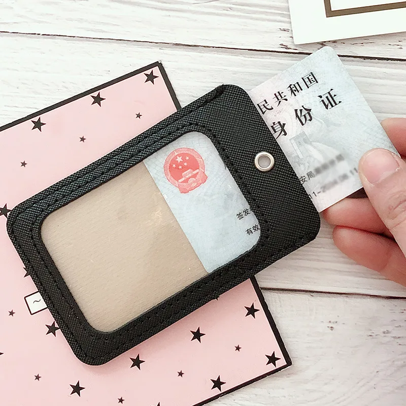 Корейский милый ID держатель для карт значка с шнурком мультфильм Kawaii
