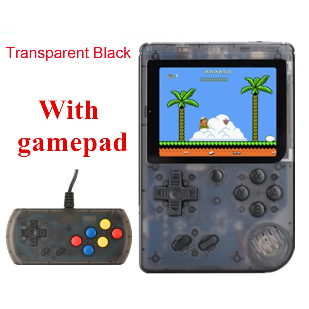 Trans B add Gamepad Retro FC 168 in 1 Video Game Console Games VS BittBoy Pocketgo Consola Retro Game Mini Handheld Players 8 Bit Classic Gamepad - Цвет: Trans B add Gamepad