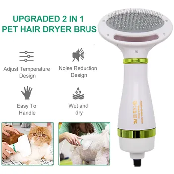 2-In-1 Portable Pet Dog Dryer Dog Hair Dryer And Comb Brush Pet Grooming dryer Cat Hair Comb Dog Fur Blower Low Noise Temprature 1