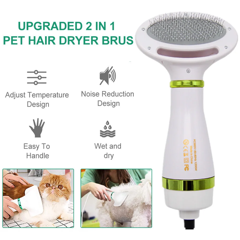 Pet Hair Dryer with Slicker Brush Online