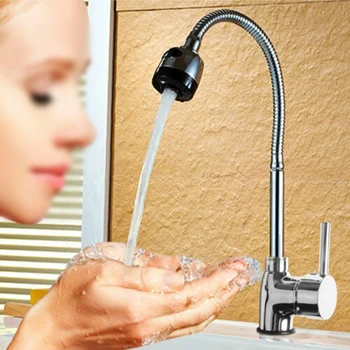

Tap Kitchen Faucet Modern Single Hole Chrome Plated Rotation 360° Swivel