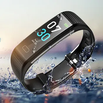 

2020 New Runmifit S5 Smartwatch Health Monitor Band Black Smart Watch Fitness Traker Wireless Waterproof For Android iOS