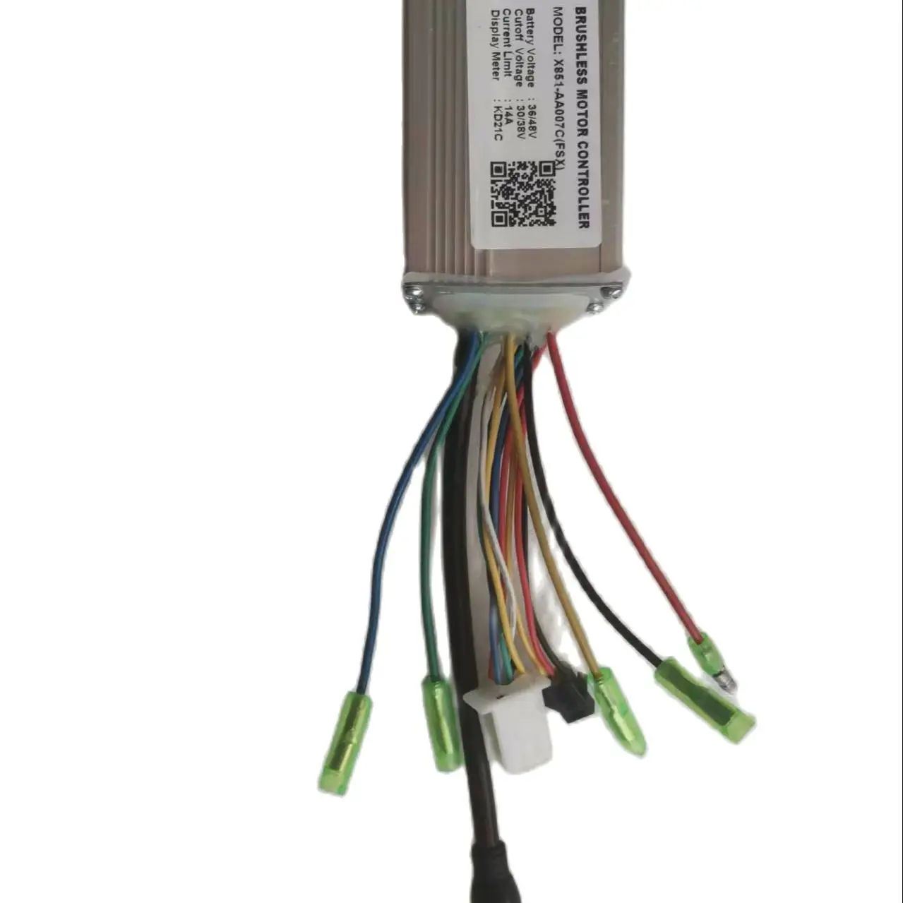 BRUSHLES MOTR 컨트롤러(맞춤형) 36V/48V 14A KDS X851-AA007C(FSX) Updd Prts 전기 자전거 액세스