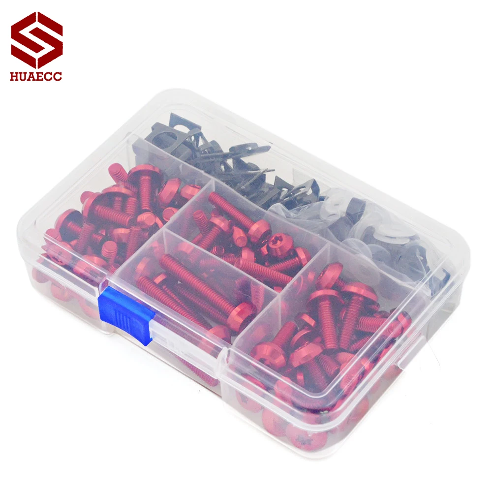 Мотоцикл Универсальный обтекатель болт комплект крепежные зажимы болты для