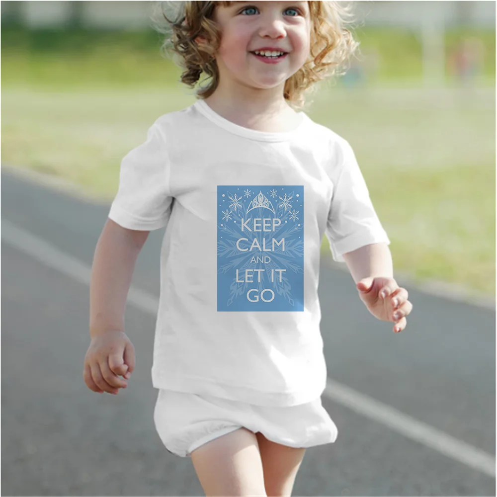 子供のためのディズニープリントの夏のtシャツ ゆったりとした服 面白い ラウンドネック 原宿 カワイイ Tシャツ Aliexpress