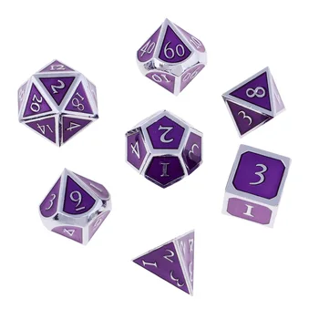 

Polyhedral Sided Dice D6 D8 D10 D12 D20 D40 for Dungeons TRPG Table Cup Game