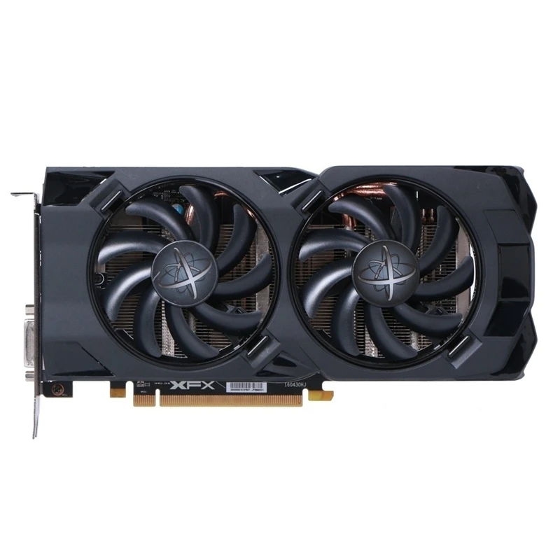 Видеокарты XFX RX 470 4 Гб экран AMD Radeon RX470 470D графические карты 256 бит PUBG компьютерная