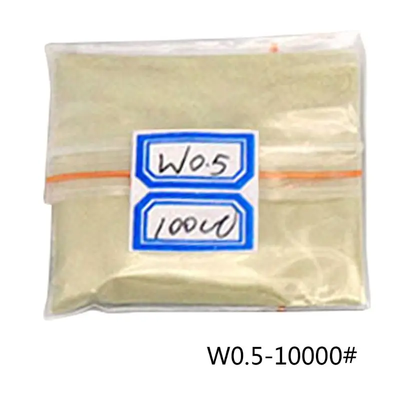 100 карат/20 г W0.5 до W40 Полировочный порошок Алмазный микрон порошок полировальные инструменты для драгоценных камней Нефритовая керамика Карбид U50A