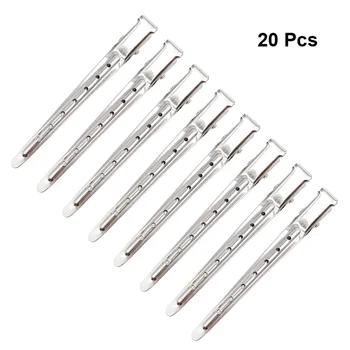

20pcs Duckbill Clips Large Professional Stainless Steel Alligator Clips