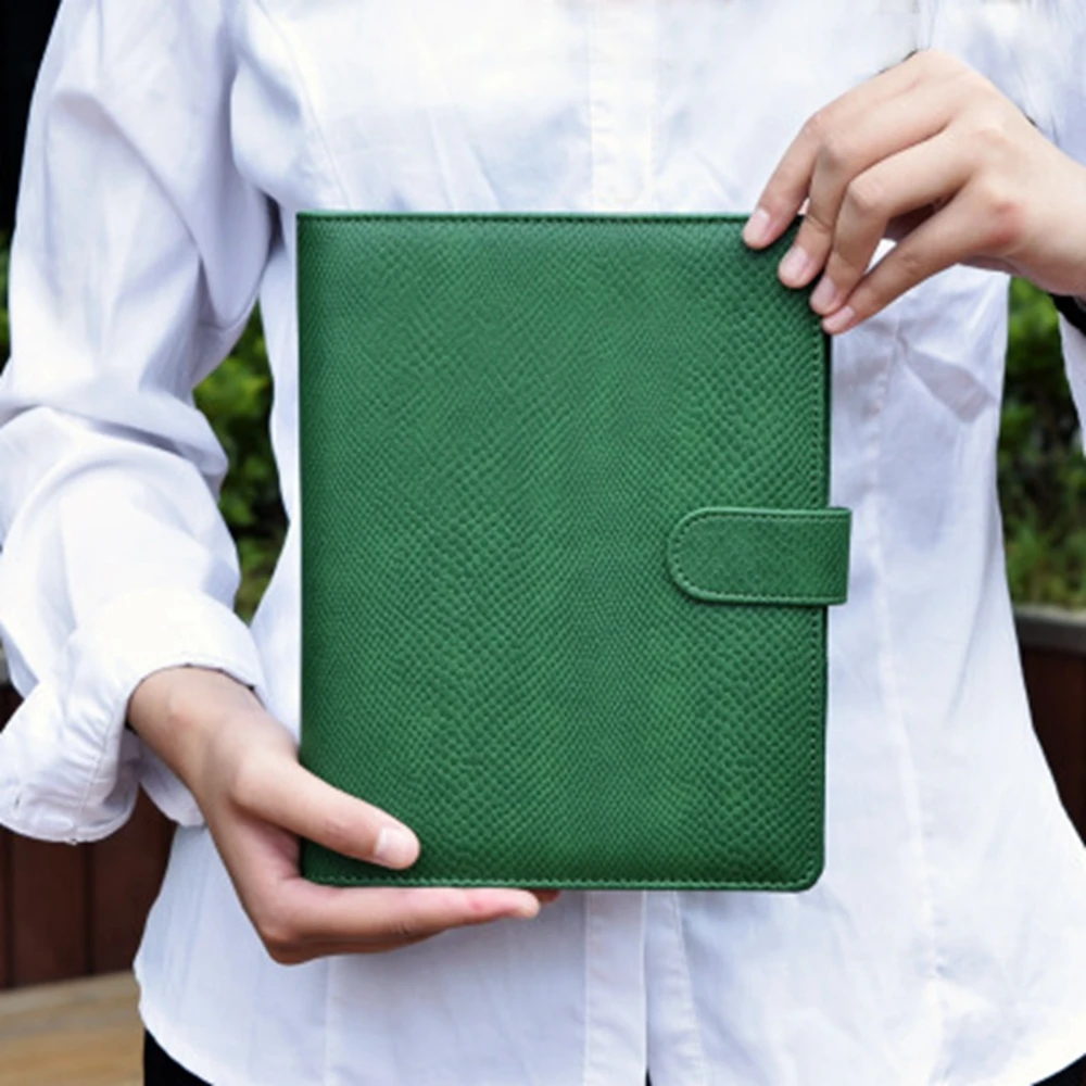 Business Folder Office School Notebook Journal Spiral Ring Binder Planner Notebook A5 A6 Leather Agenda Schedule Notebook Business Folder Office School Notebook Journal Spiral Ring Binder Planner Notebook A5 A6 Leather Agenda Schedule Notebook