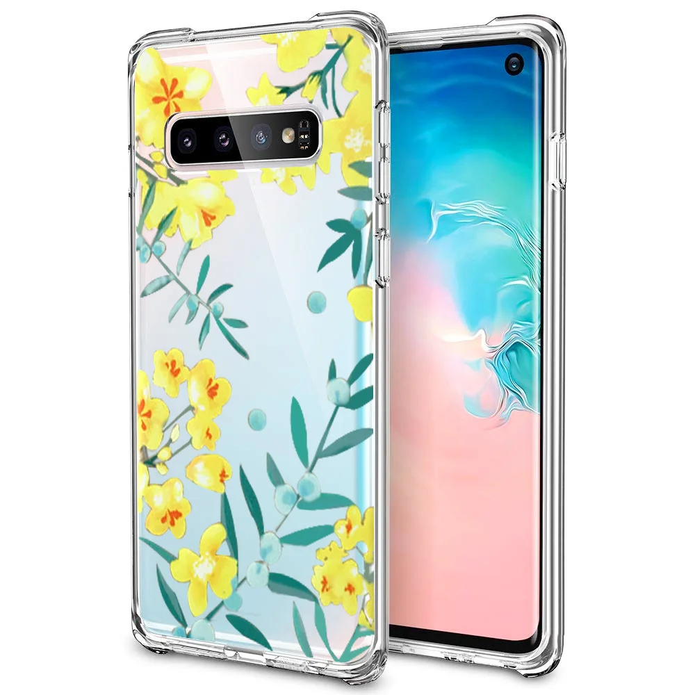 Роскошный чехол для телефона для samsung Galaxy S8 S10 S10e S8plus S10plus ароматный цветочный чехол