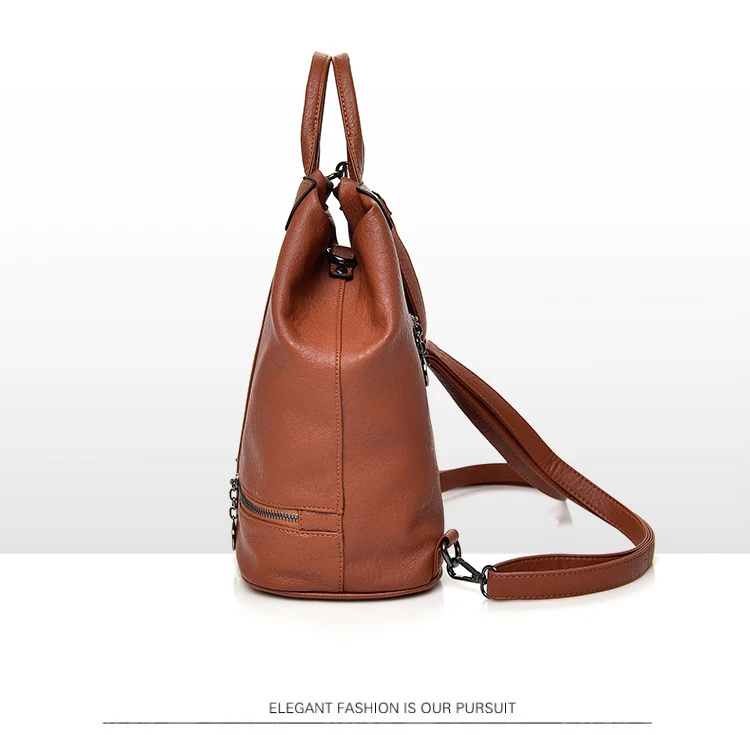 Vfemage кожаный женский рюкзак, высокое качество, женский многофункциональный рюкзак с защитой от кражи, женские школьные сумки для девочек