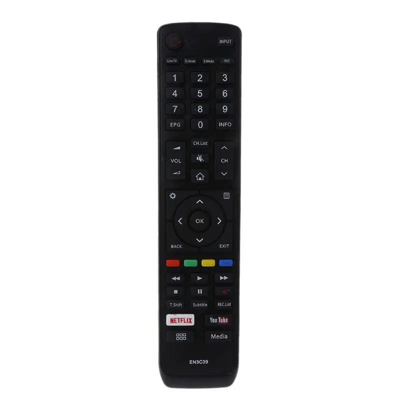 

EN3C39 Remote Control Controller Replacement for HISENSE Smart TV Television 50N7 55N7 65N7 65N8 65N9 65P7 65P8 75N7 75N9 WXTA