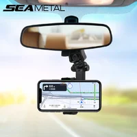 Clipe universal suporte do telefone do carro espelho retrovisor suporte de montagem 360 graus rotação dvr/gps suporte do telefone móvel suporte auto bens