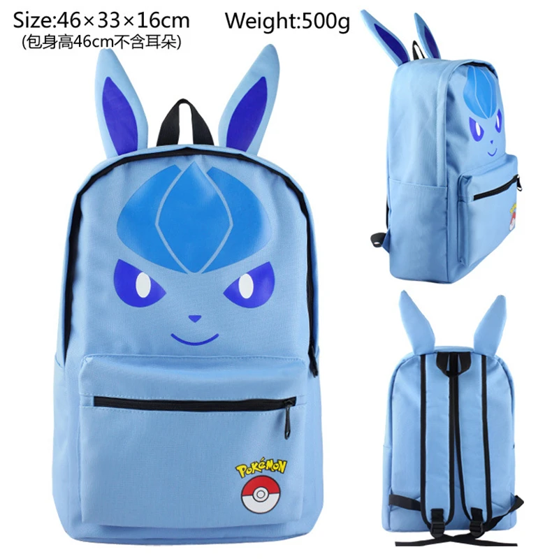 G Pokemon Pikachu Косплей рюкзак для питомцев Eevee нейлоновый Большой Вместительный ранец Poke Ball на молнии Студенческая сумка школьные сумки Сумки для хранения - Цвет: G