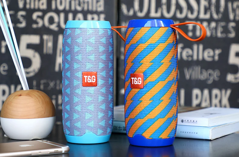 TG106 Portable Wireless Sound Column Speaker Bluetooth Outdoor Waterproof Subwoofer Stereo 3D | Электроника