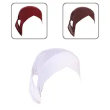 

Simple Women Hat Stretchy Accessory Dustprooft Smooth Turban Hat Turban Hat Under Scarf